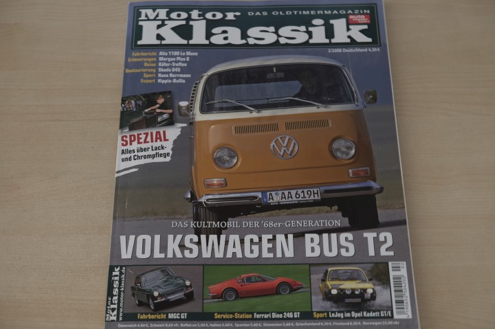 Deckblatt Motor Klassik (02/2008)